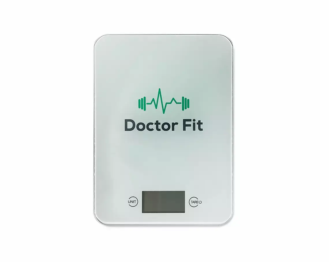  Waga Doctor Fit 
Dr Fit to inteligentna waga kuchenna o maksymalnym obciążeniu do 5kg, która p