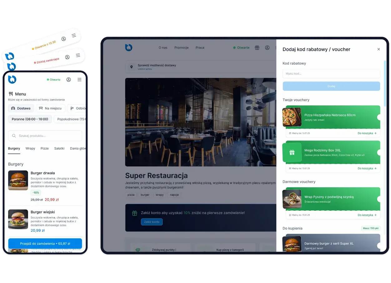  GoOrder. Eine moderne Online-Bestellplattform für die Gastronomie.
**Wachsen Sie online** mit 