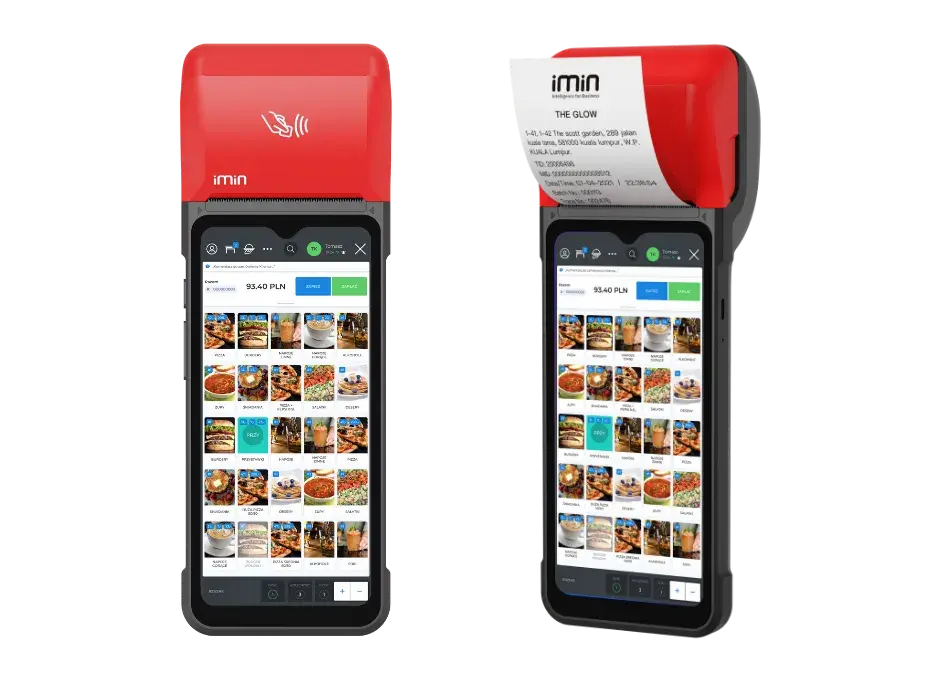  iMin Swift 2 Pro. Mobiles **All-in-One**-Verkaufsgerät.  
Ein zuverlässiges und leichtes Gerät