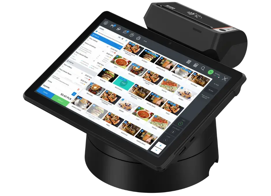  Sunmi V3 Mix. Mobiler **All-in-One** Terminal.
Ein vielseitiges Gerät, das **Kassenterminal, F