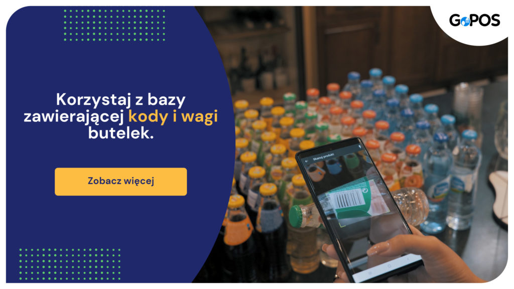 skanowanie kodów butelek