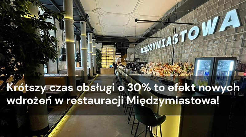 wnętrze krakowskiej restauracji Międzymiastowa