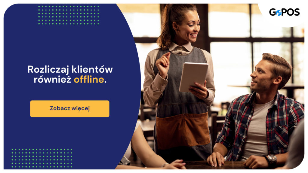 Kelnerka z tabletem