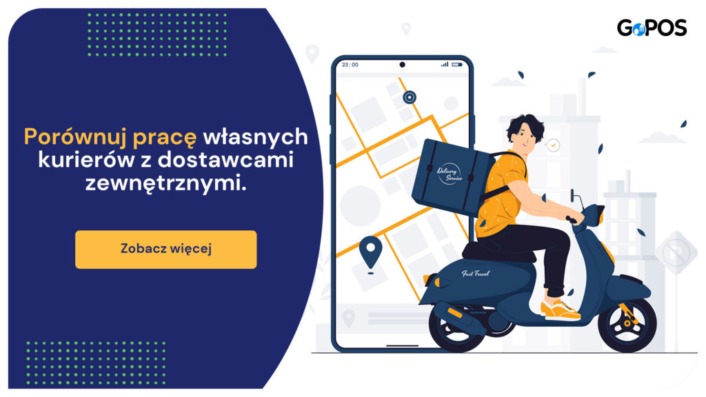 kurier z zamówieniem
