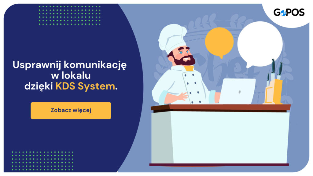 grafika wektorowa z kucharzem przy monitorze