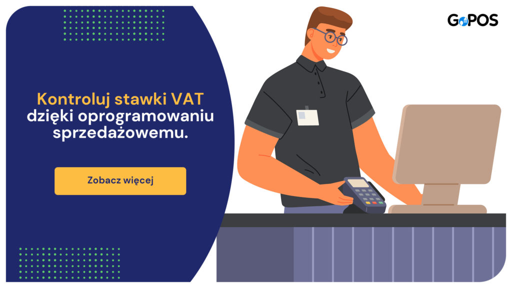 Mężczyzna przy POS.