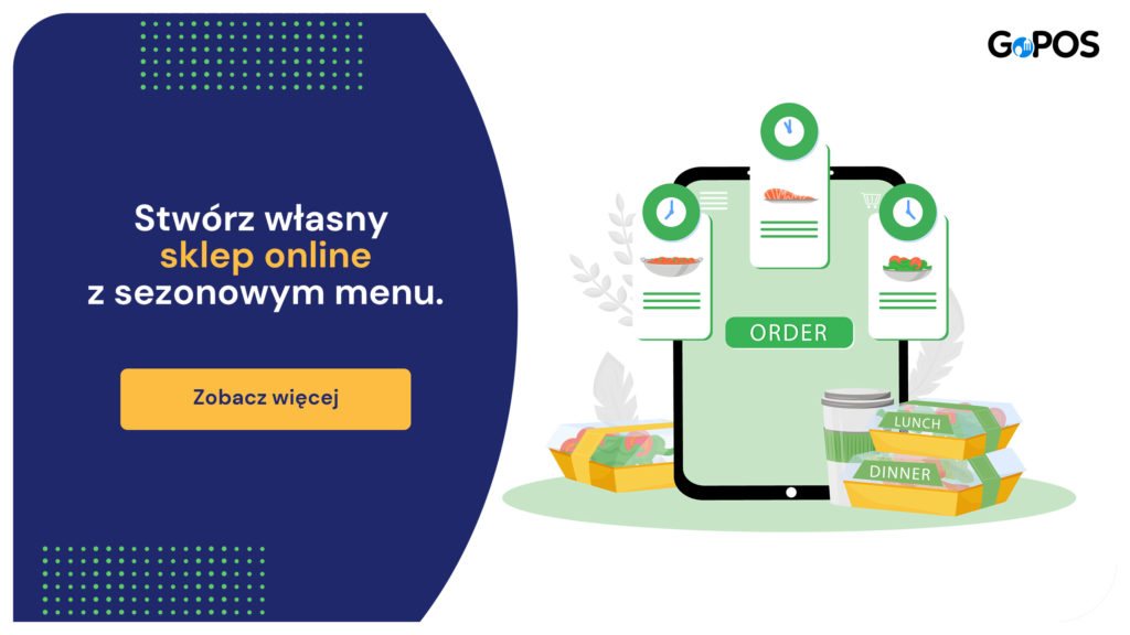 Własny sklep online z sezonowym menu.
