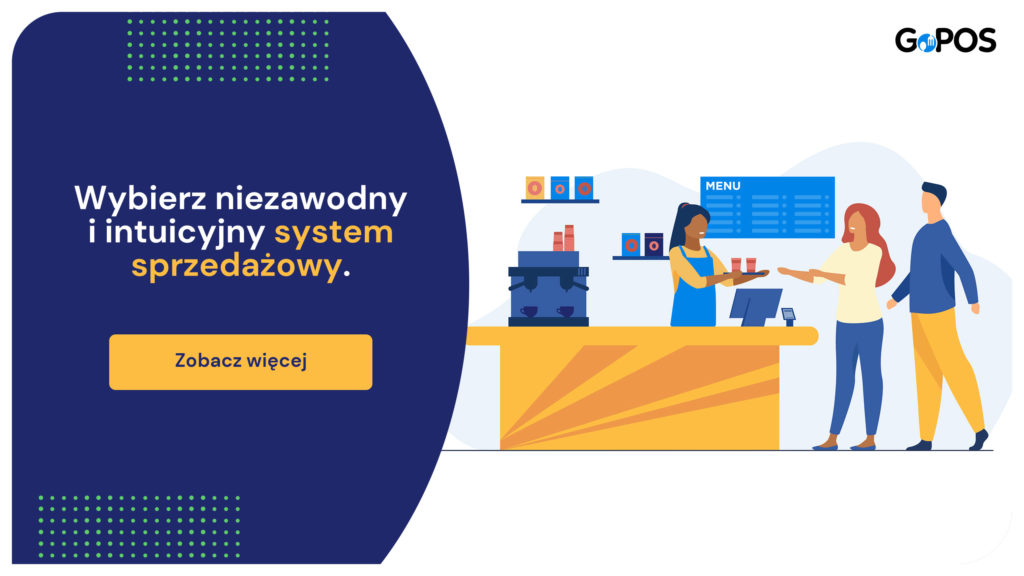 sprzedaż w lokalu gastronomicznym