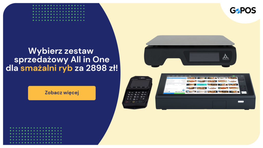 zestaw z wagą dla smażalni