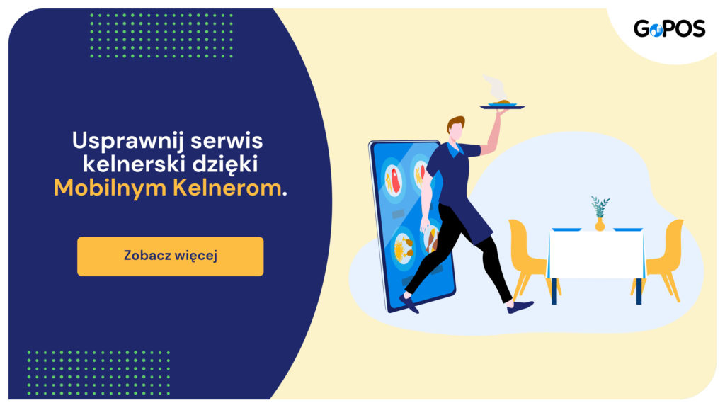 kelner z tabletem