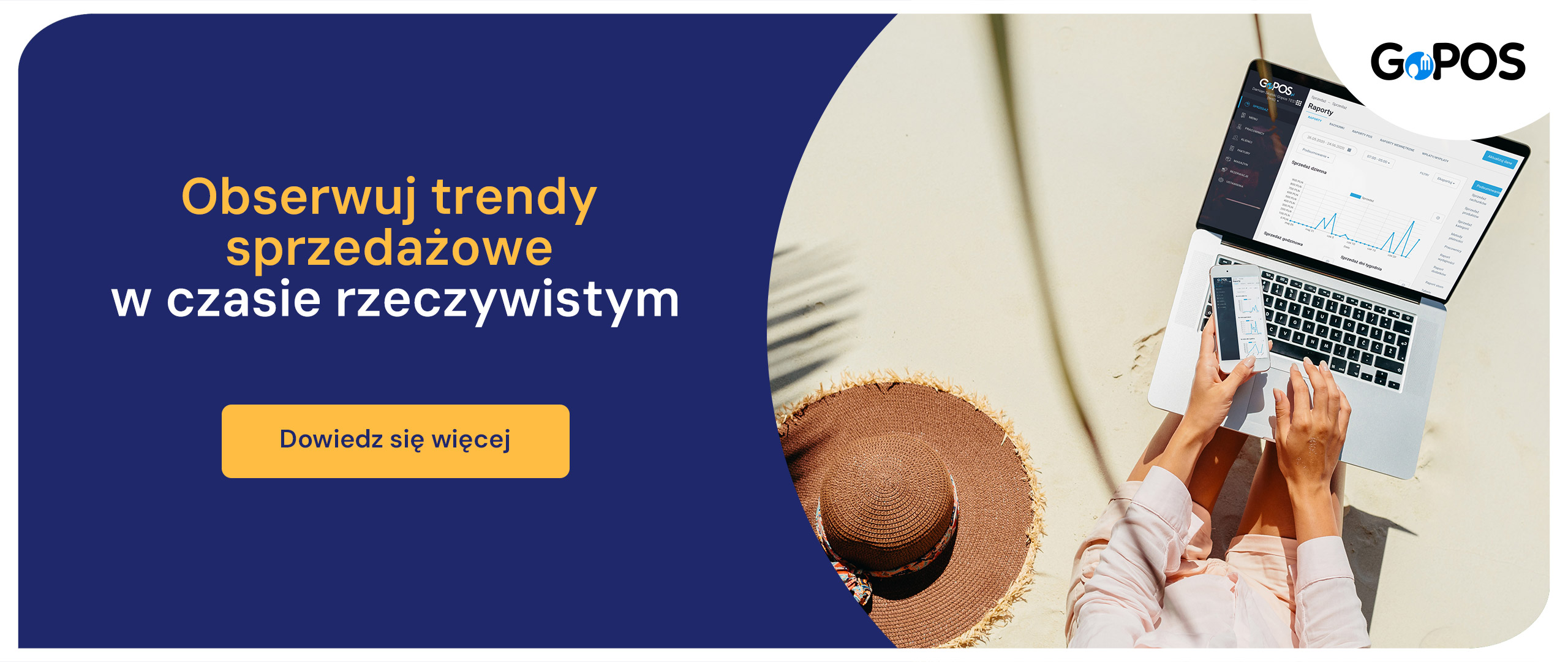 Obserwuj trendy sprzedażowe w czasie rzeczywistym