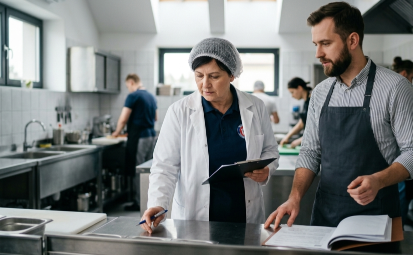 Odbiór lokalu gastronomicznego przez Sanepid