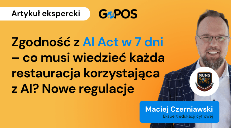 AI w gastronomii a nowe przepisy – co musi wiedzieć każda restauracja korzystająca ze sztucznej inteligencji? – Akademia GoPOS